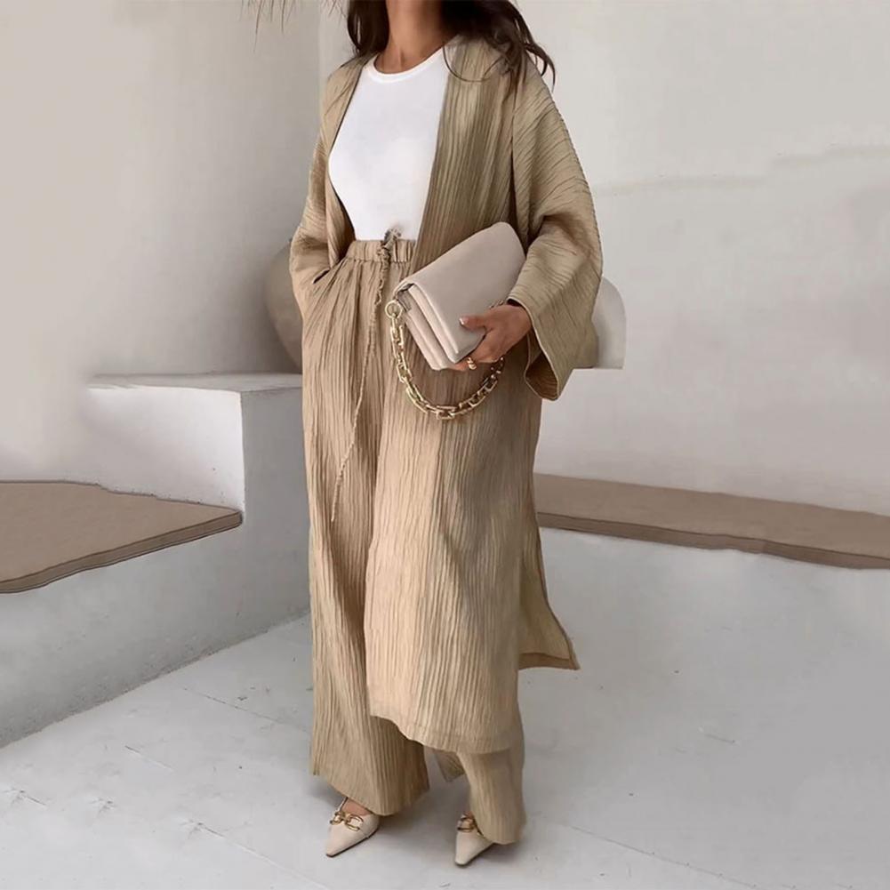Karine™ - Ensemble cardigan et pantalon décontracté