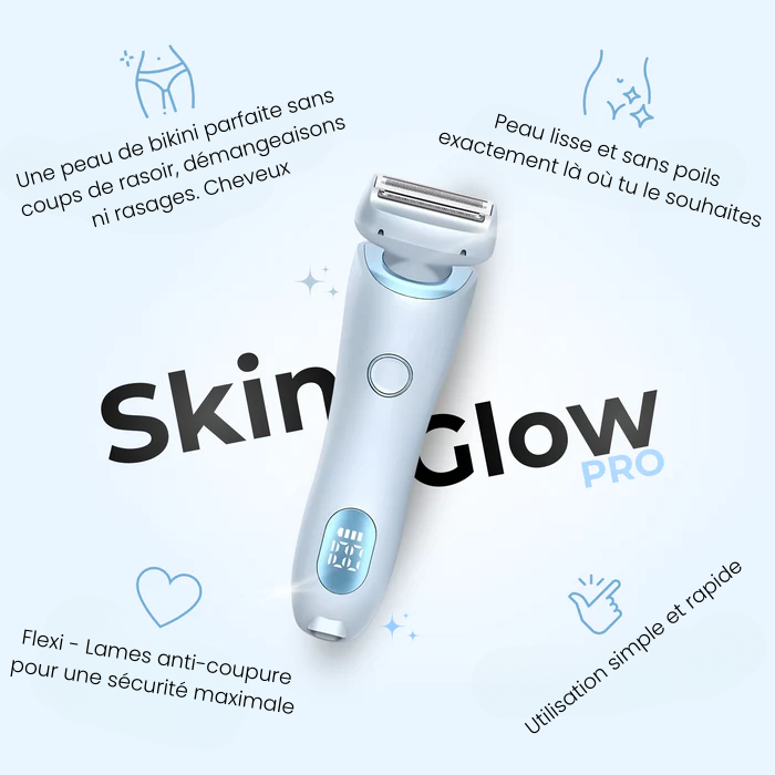 SkinGlow™ Pro - Nano Rasoir pour une peau douce et soyeuse en quelques secondes