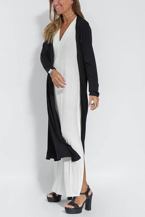 Novaya™ - Robe longue élégante + gilet assorti OFFERT