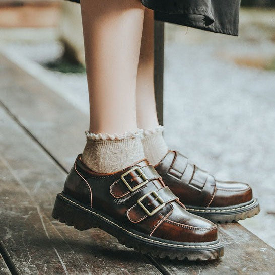 Sinclair - Chaussures en cuir à boucle