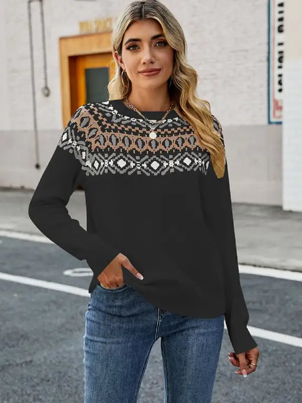 Nyzara™ - Pull vintage en coton