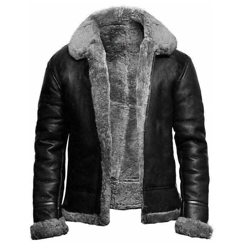 Thomas™ |  Veste d'Hiver en Cuir