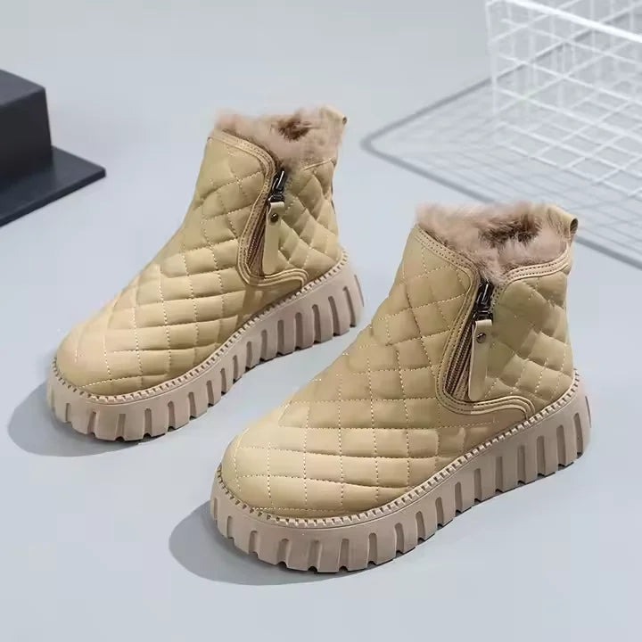 Bottes d'Hiver en Cachemire Femme