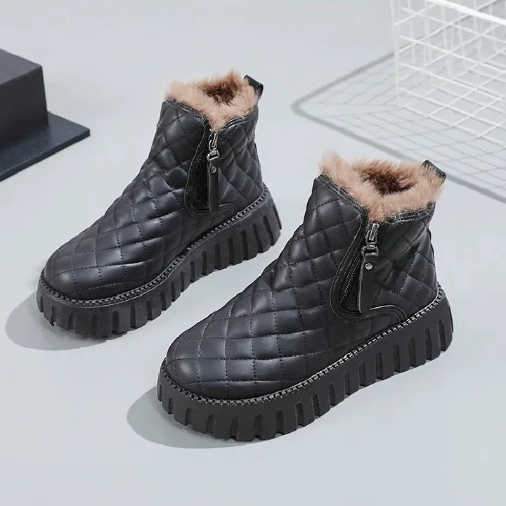 Bottes d'Hiver en Cachemire Femme