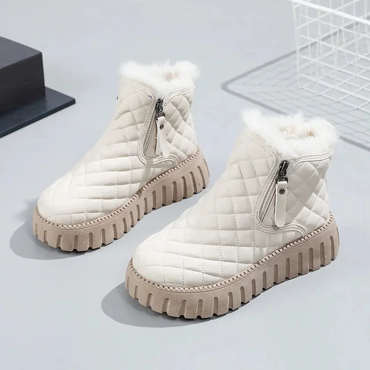 Bottes d'Hiver en Cachemire Femme