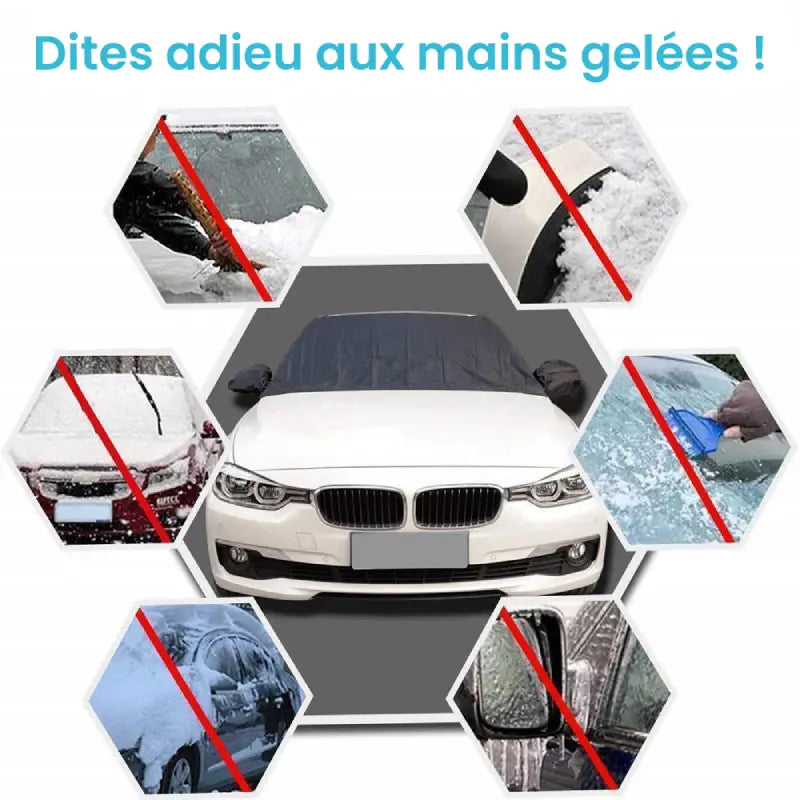 ZeroFreez'™ - Protection de Pare-Brise Magnétique pour Voiture