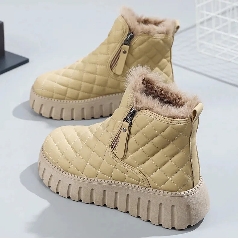 Bottes d'Hiver en Cachemire Femme
