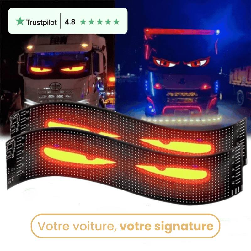 CarLED™ | Affichage LED personnalisé pour voiture