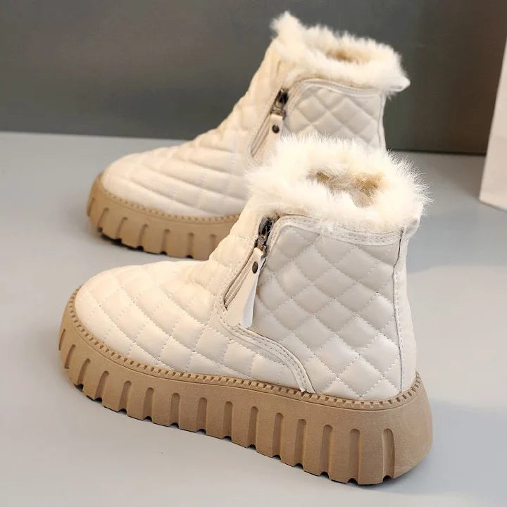 Bottes d'Hiver en Cachemire Femme
