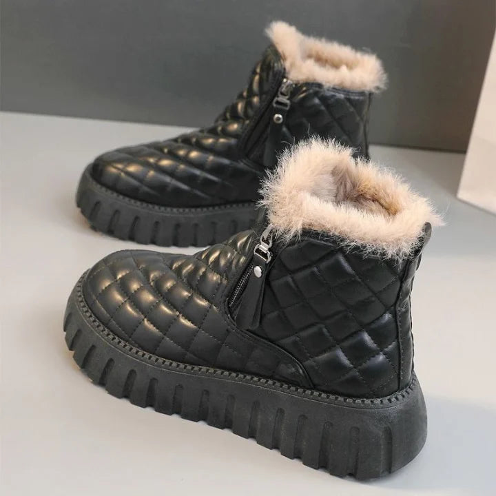 Bottes d'Hiver en Cachemire Femme