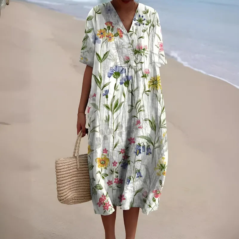 Robe d'Été Florale Colorée - Nyzara™