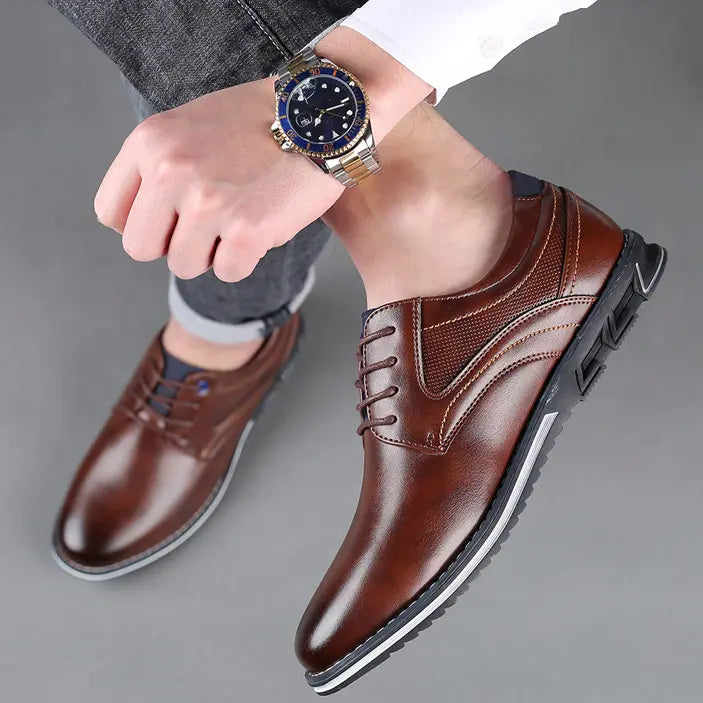 Chaussures Oxford Confortables et Élégantes pour Homme