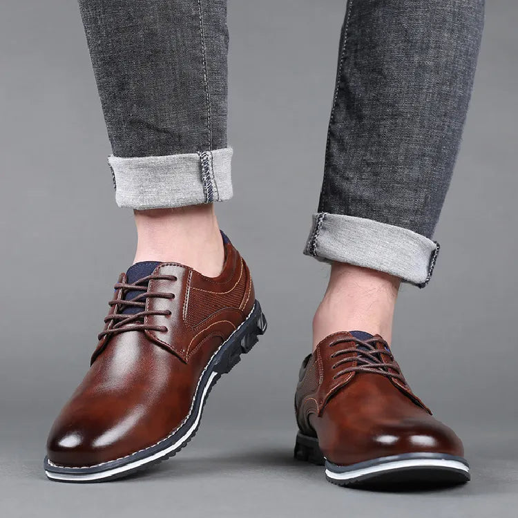 Chaussures Oxford Confortables et Élégantes pour Homme
